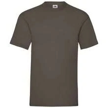Fruit Of The Loom Mens Valueweight T-Shirt - 朱古力 - 查看 1