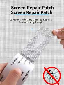 Self-Adhesive Screen Repair Tape, Suitable For Windows, Doors, Mosquito Nets And Curtains, Mosquito Patch - Multicolor - View 2