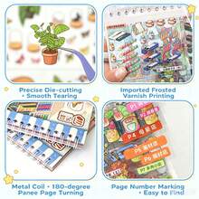 Stiker Adegan Tampilan Produk, Termasuk Toko Bunga, Toko Perlengkapan Seni, Toko Roti dan Toko Kelontong, Set Kolase Model 3D Mini Toko DIY Imersif, Perencana, Buku Harian, Jurnal, Alat Tulis dan Hadiah yang Indah - A - View 9