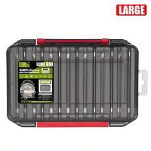 1PC Double-Sided Fishing Tackle Box, Lure Storage Box With 14 Compartments - Waterproof Durable PP Material, Perfect For Storing Baits, Hooks And Accessories - All Season Use | Divided Storage | Secure Latch - Fishing Tackle Box - View 11