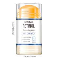 Bastão de Retinol para Cuidados com o Pescoço, Firmador da Pele do Pescoço para Pele Suave e Macia, Bastão Eliminador de Papada, Creme Hidratante e Nutritivo para o Pescoço, Redutor de Rugas no Pescoço, Cuidados Diários Anti-Envelhecimento para Mulheres - Creme - Visão 11