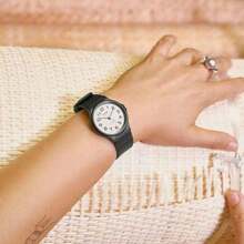 Casio Minimal Number Dial Waterproof Quartz Watch, Soft Resin Strap Casual Daily Unisex Wrist Watch For Student Office Wear MQ-24-7B2 - one-size - View 8