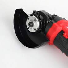 SuperPan Cordless Angle Grinder, 10000 RPM Brushless Electric Angle Grinder, With M14 Spindle, Suitable For/Battery, Can Be Used For Cutting, Grinding And Polishing - Red - View 5