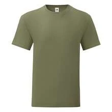 Fruit Of The Loom Mens Iconic T-Shirt - Classic Olive Green - View 1