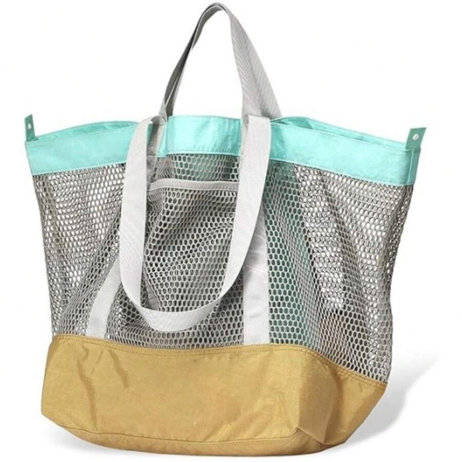 Nouveau sac à bandoulière avec grande capacité, sac en maille d'été pour femmes, sac à main de style coréen, sac décontracté polyvalent.