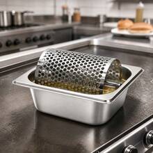 1 pieza Rodillo giratorio de acero inoxidable para untar mantequilla, rueda de mantequilla para pan, tostadas, sándwiches y pasteles, fácil de limpiar, utensilio de cocina para uso diario - Multicolor - Ver 7