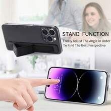 1pc Adhesive Phone Push-Pull Stand Anti-Slip Drop Portable Wrist Strap Anti-Slip, Anti-Fall Multifunctional Desktop Support - Multicolor - View 6