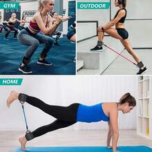 4pcs/Set Barbell Squat Pad Set - Shoulder Protection Pad, Wrist Wraps, Ankle Straps, Suitable For Squats, Hip Thrusts, Weightlifting, Strength Training - Multicolor - View 7