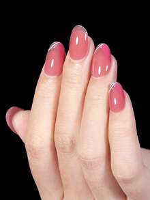360/192/120pcs Short Oval False Nail Tips, 12 Sizes Clear Nail Patches, Suitable For Nail Extension, Home DIY Wearable Nails, Nail Art Supplies - Clear - View 5