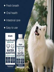BESTSELLING Drinkable Pet Mouthwash! Plant-Based, Gentle Care For Gums & Teeth-Just Add To Water Bowl. If Swallowed, Perfect For Daily Use, Any Breed, Any Scene! MEGA ! Fresh Breath, Cleaner Smiles-Shop Now & Save Big! - Multicolor - View 6