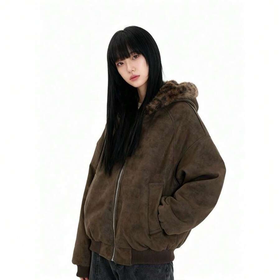 Women Jackets - Brown - View 1