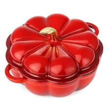Pumpkin Dutch Oven 2L Pumpkin Stew Enamel Cast Iron Pot With Lid, Pumpkin Shape - View 2