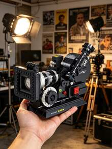 Luxury Camera Mini Building Block Set, An Extremely Interesting DIY Assembly Toy That Can Effectively Relieve Daily Stress And Add Fun To Leisure Time, A Creative Couple Activity And Puzzle Game, This Vintage Camera Model Provides A Stress-Relieving Construction Process And Can Also Serve As An Eye-Catching Bedroom Decor, Suitable For Solo Relaxation Or Couple Interaction, A Thoughtful Personalized Gift That Combines Luxury Design, Satisfying Play Experience And Stress Relief - Multiple Colors - View 14