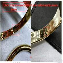 3件套时尚纹理金色手镯，适合派对、宴会、旅行、婚礼、节日、日常佩戴，珠宝礼品 - 金色 - 查看 8