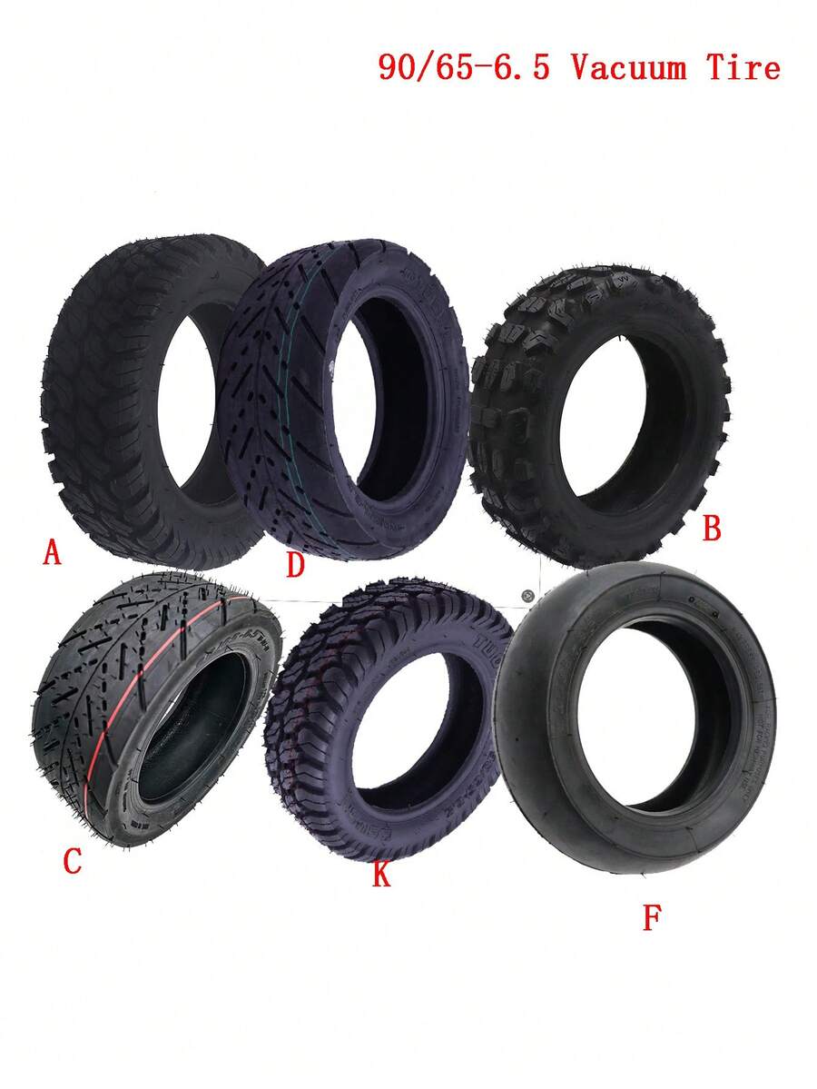 11 Inch CST Scooter Vacuum Tire, Tubeless Tire 90/65-6.5 Off-Road And Road Tire - 90/65-6.5 Tubeless Tire - View 1