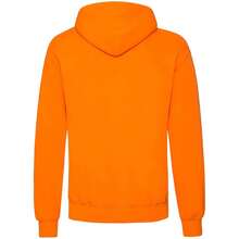 Fruit Of The Loom Unisex Adults Classic Hooded Sweatshirt - Orange - View 2