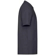 Fruit Of The Loom Mens Pique Polo Shirt - Deep Navy - View 3