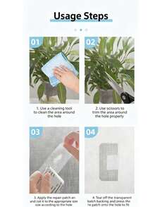 Self-Adhesive Screen Repair Tape, Suitable For Windows, Doors, Mosquito Nets And Curtains, Mosquito Patch - Multicolor - View 4