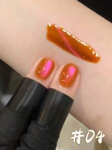 10ml 超亮美白 Monster Power Girl 系列貓眼凝膠指甲油 2026夏季新款 氣質閃亮 龍果藍 黃色玻璃珠美甲美甲用品 藍色指甲 - 彩色 - 查看 8