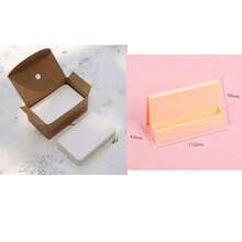 100 Stücke/Packung leere Karteikarten aus Papier für handgeschriebene bunte Englisch Vokabelkarten, stabiler Box Notizzettel, tragbare Lernkarten - 100 Stück/Karton Karten - Übersicht 25