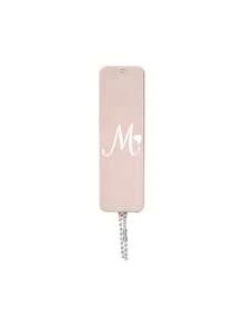 2-In-1 Foldable Comb And Makeup Mirror, Printed With A-Z Letters, Portable Keychain Comb Suitable For Women And Girls, Pocket Hair Comb With Chain, Can Be Used As Keychain Or Bag Charm | Personalized Handheld Mirror, Essential For Outdoor, Office And Back To School Travel, Suitable For All Hair Types Styling Tool - A - View 15