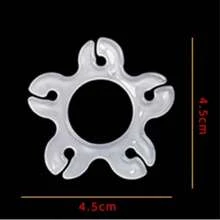 5pcs/20pcs/50pcs Balloon Clips, Balloon Arch Frame Connectors, Reusable Plastic Balloon Clips With Multi-Function Rings, For Decorating Balloon Arches, Weddings, Birthdays, Parties, Valentine's Day, Halloween, Christmas - Multicolor - View 6