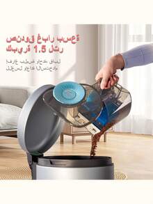 PHILIPS مكنسة كهربائية فيليبس باور سايكلون 7 - قوة عالية وشفط قوي، تزيل بسهولة الرمل وشعر الحيوانات الأليفة والأوساخ من السجاد؛ مناسبة لسيناريوهات متعددة، بما في ذلك المنزل والسيارة والسجاد والسكن الجامعي. - قابس المملكة المتحدة (220 إلى 240 فولت) - مشاهدة 9