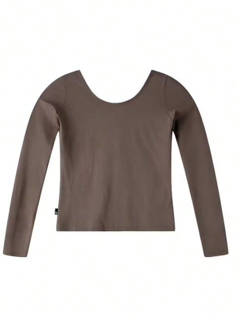 Timberland Summer New Long Sleeve Versatile Casual Slim Fit High Elasticity Backless Women's Yoga Outfit