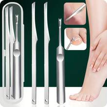 Stainless Steel Foot Callus And Nail Dead Skin Trimming Tool, Foot Keratin Removal Tool, Trimming Tool Set, Perfect For Home Foot Care - Multicolor - View 1