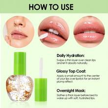 Aloe Vera Lip Oil, Nourishes Lips, Reduces Dead Skin, Relieves Dryness, Hydrating And Glossy, Lip Care, Skin Care - Aloe Vera - View 8