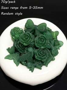 Wholesale Of Mixed Rose Bow Acrylic DIY Cream Glue Phone Case Material, Jewelry Resin Accessories - Multicolor - View 14
