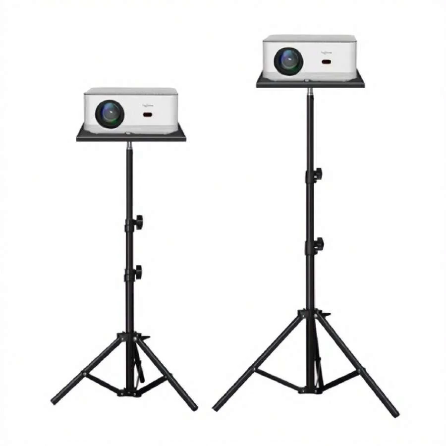 Universeller Tablettständer für Projektor & Stativ, vielseitiger Halter für Projektoren, Monitore, Kameras & Laptops - A - Übersicht 1