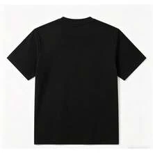 Camiseta Gráfica "Solo Una Chica Que Ama El Anime y El Ramen" - Camiseta para Amantes del Anime y El Ramen con Chica Comiendo Fideos, Ligera de 180 g/m², Cuello Redondo, para Mujeres, Hombre - Negro - Ver 4