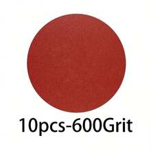 10pcs 9-Inch Holeless (225mm) Multi-Grit 60-600# Round Sandpaper - Suitable For Woodworking, Rust Removal And Polishing, Compatible With All 225mm Orbital Sanders, Furniture And Metal Treatment, Durable Abrasive Pads, Home Improvement Tool Accessories - Red - View 11