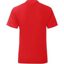 Fruit Of The Loom Mens Iconic T-Shirt - Red - View 2