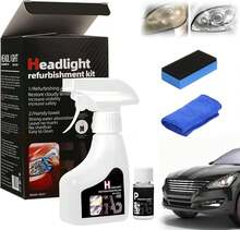 Car Headlight Restoration Kit Liquid Polymer Headlight Repair Tool Multifunctional Polishing Set For All Vehicle Types - A - View 8