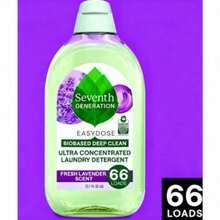 Seventh Generation Free & Clear Unscented Fabric Conditioner, Mild Gentle Softener Ideal For Sensitive Skin & Baby Garments - 單身的 - 查看 2