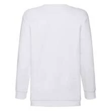 Fruit Of The Loom Childrens Unisex Set In Sleeve Sweatshirt (Pack Of 2) - White - View 2