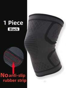 Unisex Silicone Anti-Slip Compression Knee Pads, Suitable For Basketball, Football, Hiking, Running, Absorb Sweat, Breathable, Elastic Sports Knee Supports - Multicolor - View 15