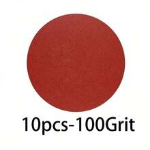 10pcs 9-Inch Holeless (225mm) Multi-Grit 60-600# Round Sandpaper - Suitable For Woodworking, Rust Removal And Polishing, Compatible With All 225mm Orbital Sanders, Furniture And Metal Treatment, Durable Abrasive Pads, Home Improvement Tool Accessories - Red - View 14