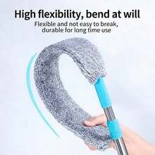 Extendable Dusting Mop, Microfiber Dusting Cloth For Under Bed Cleaning, Sofa Crevice Wiping, Extendable Mop For Floor Cleaning, Home Cleaning Supplies, School Seasonal Cleaning Tools - Ultra-thin Mop Cloth - View 3
