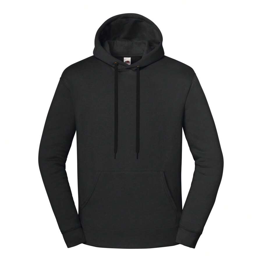 Fruit Of The Loom Mens Iconic Premium Hoodie - Light Graphite - View 1