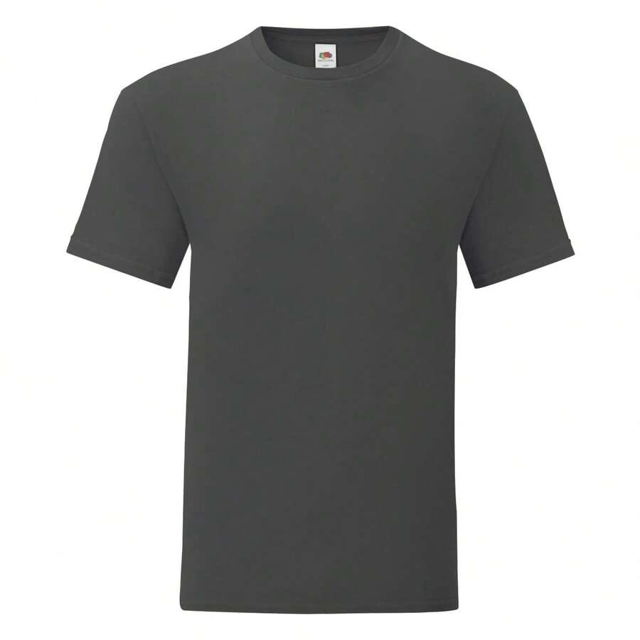 Fruit Of The Loom Mens Iconic T-Shirt - Light Graphite Grey - View 1