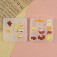 Mini Silicone Mold For Handmade Croissant And Fried Egg Shaped Crafts - White - View 5