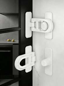Refrigerator Lock, Refrigerator Lock, Drawer Lock, Oven Lock, Pet Lock, Door And Window Lock, Suitable For Refrigerator, Microwave, Oven, Cabinet, Room, Door, Drawer, Prevent Opening - Multicolor - View 16