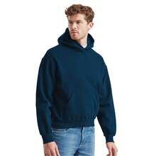 Fruit Of The Loom Mens Supercotton Hoodie - Mountain Blue - View 4