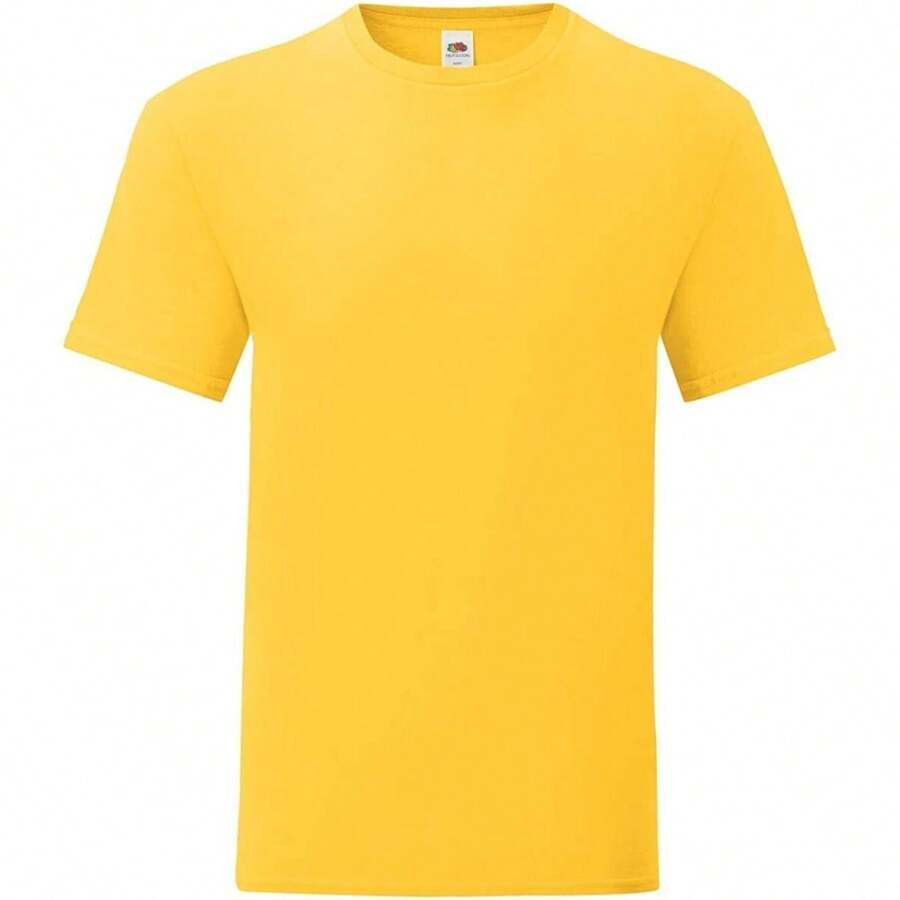 Fruit Of The Loom Mens Iconic 150 T-Shirt - Sunflower Yellow - View 1