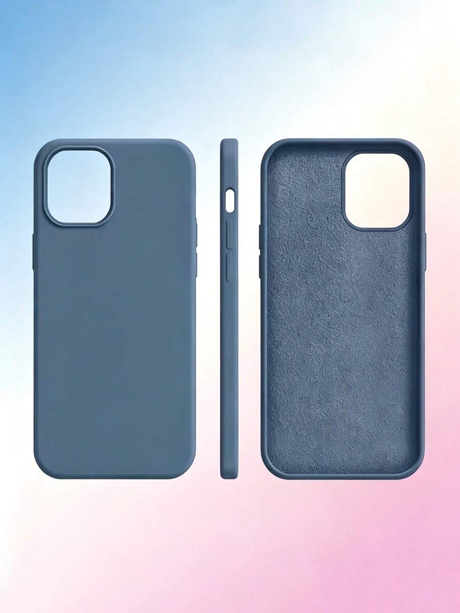 Liquid Silicone Phone Case Compatible With Iphone 17 Pro Max, Shock-Proof Full Coverage Protective Case Compatible With Iphone 16 Pro Max, 13/14 Pro, 11, 12 - Klein Blue - View 1