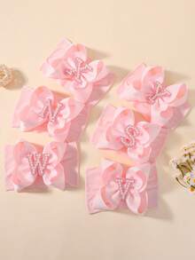 bilicaca 1pc Pink Letter Soft Baby Headband, Baby Birthday Hair Accessory, Warm And Sweat-Absorbing, Caring For Baby's Growth - Multicolor - View 3