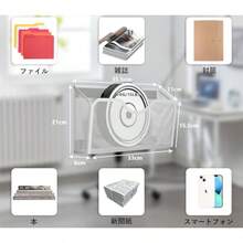 EKNITEYマグネットファイルラック 壁掛け収納書類 3個入り - 強力な磁気で 大容量用新聞雑誌収納ラック オフィス書類整理用 ホワイトボード収納用 ホワイト - 写真のように - チェックする 3